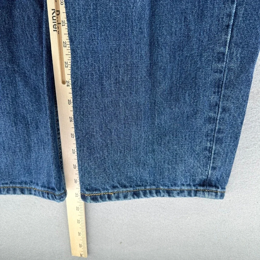 2014 Levi Strauss 550 Relaxed Fit Blue Jeans Denim Mens W42 L32 Loose Baggy Dad